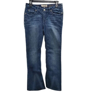 Revolve | J & Company Beverly Hippie‎ Jean Low Rise Embellished Bootcut Denim 27